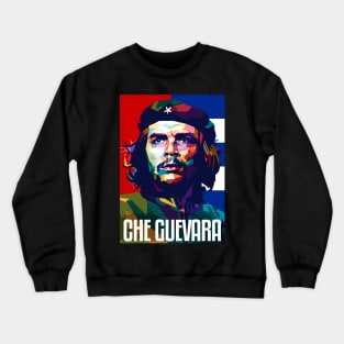 Illustration of Che Guevara Crewneck Sweatshirt